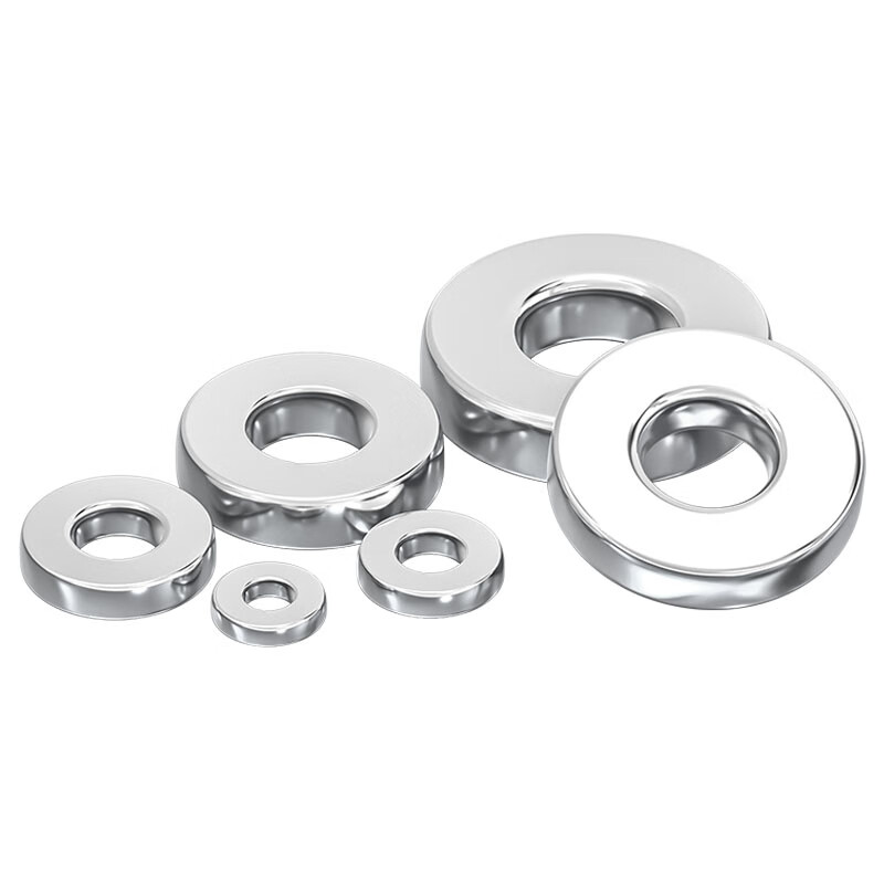Fengji Heavy Duty Washer 304/316 Stainless Steel Flat Washer Thickened Washer M3M4M5M6M8-M24DIN7349 M16*39*5.9 2 pieces