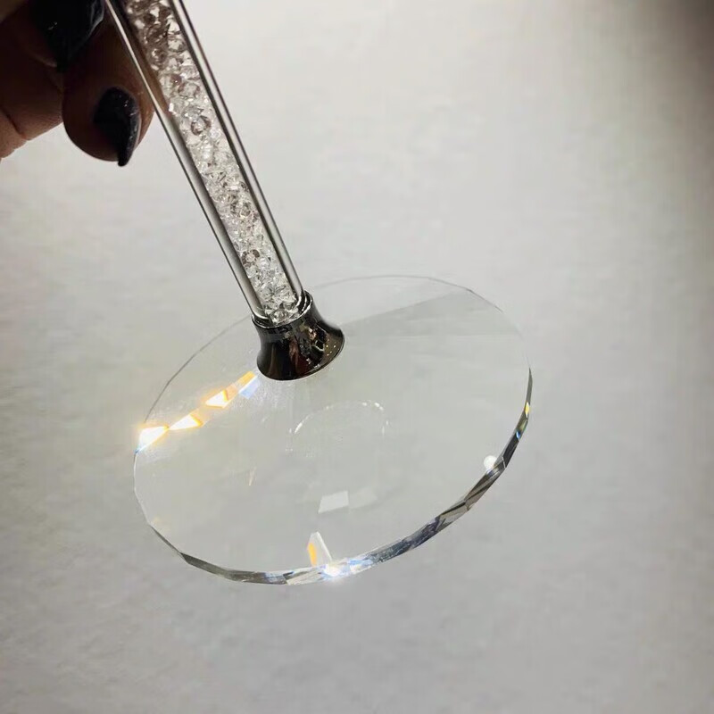 Swarovski red wine glass red wine glass set household crystal diamond wine glass goblet one 470 pair + gift bag