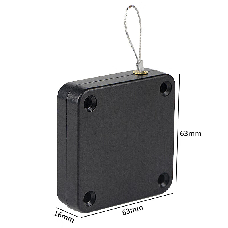 Hasdick Jingcang delivery automatic door closer punch-free telescopic door closer wooden door sliding door closer (standard model) black 800g tension HKqy-27