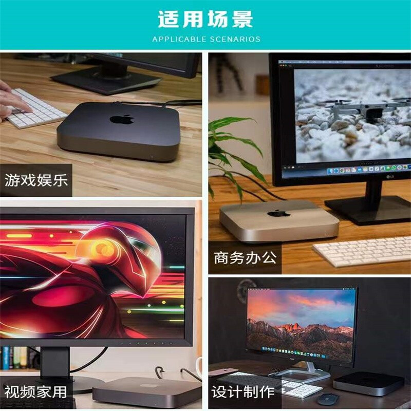 Apple Mac mini second-hand Apple mini host new M4/M1/M2 Pro chip desktop small host video editing and photo editing office design 90% new 24 M4 chips (10+10) 16+256G 95% new