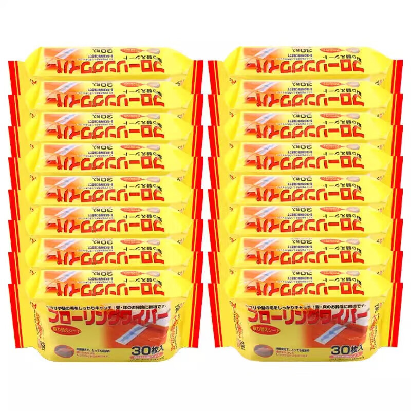 Electrostatic dust removal paper mop vacuum no-wash wet wipes floor paper household disposable mop floor mopping wipes 30 pieces