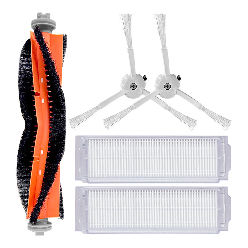 Jingxi is suitable for Xiaomi Mijia sweeping and mopping robot 3 accessories sweeper MJST1S side brush filter main brush cover mop cloth 2 side brushes + 2 filters + 1 main brush