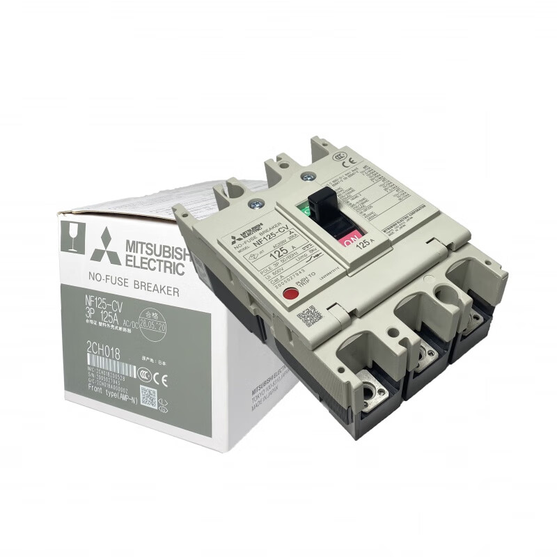 Mitsubishi molded case circuit breaker NF125-CV50a 63a 80a 100a125a 2P 50A