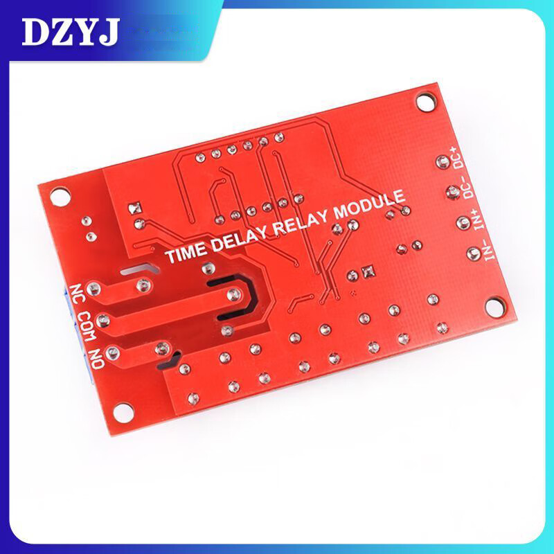 DZYJ delay time relay module 5V12V24V timing programmable optocoupler isolation pulse cycle power off trigger delay relay module 12v with shell
