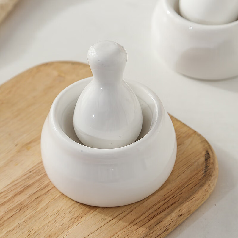 Zi Jiafu Y ceramic grinding bowl Japanese style ceramic bowl food grinding bowl set ceramic baby food supplement manual grinding bowl main picture