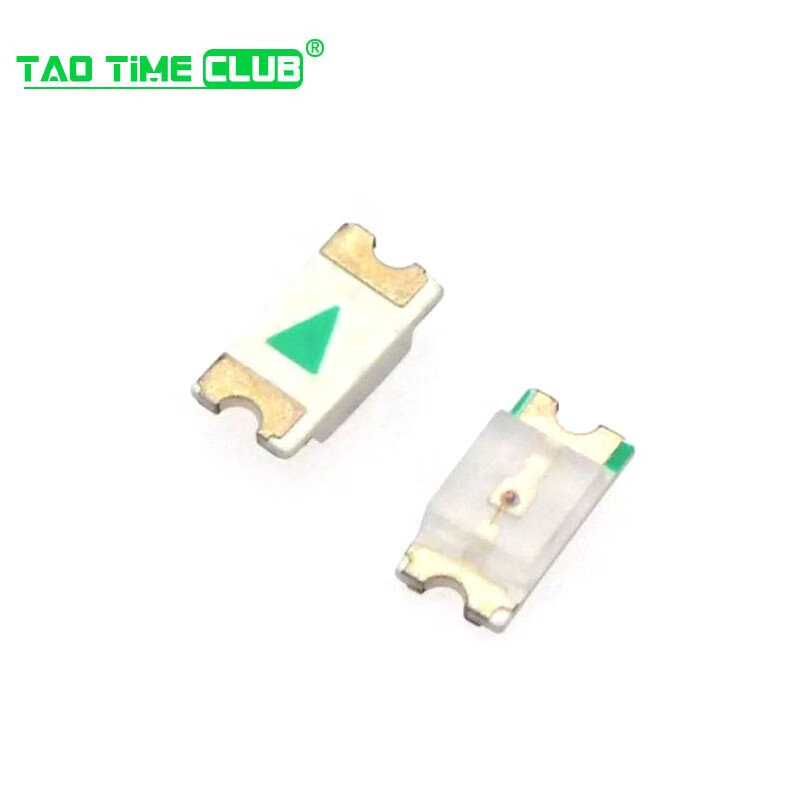 TaoTimeClub High-brightness 1206 SMD LED lamp beads red red light green white light orange yellow green red blue light 1206 green (20 pieces)