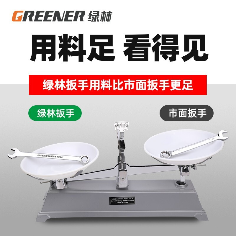 GREENER open-end torx wrench set 6-32mm dual-purpose wrench, labor-saving open-end wrench, quick auto repair and mechanical maintenance 6-32MM dual-purpose wrench, 22-piece set