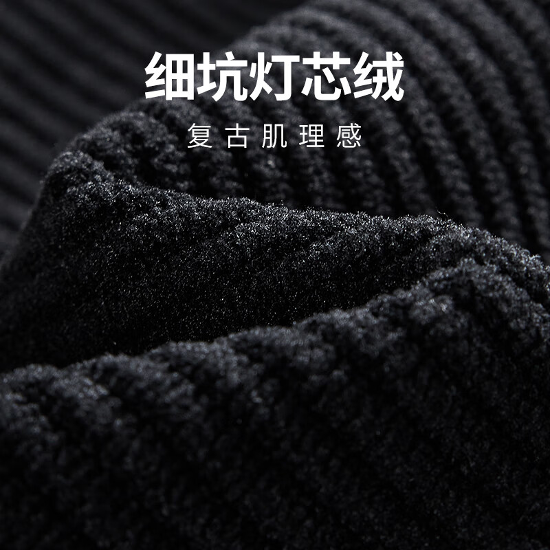 Cabin plus velvet corduroy jacket men's loose warm jacket retro street trend top