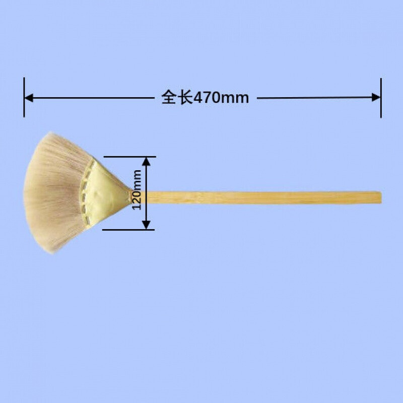 Industrial brush casting tools wool brush brush brush duster brush row paint pen iron clip brush wool brush for casting wool soft brush 12cm 10 pieces