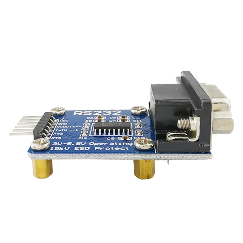 Throwing stones RS232 to TTL level ttl to 232 serial port signal conversion SP3232 chip serial port module blue version DB9 female header