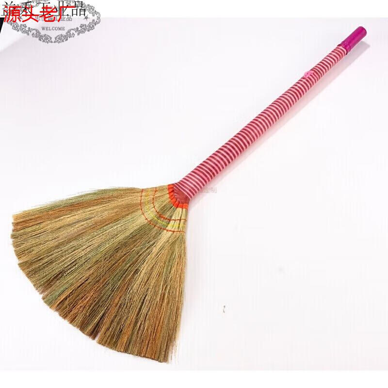 Handmade sorghum seedling plant Miscanthus broom Phoenix tail broom reed sorghum broom custom 9960 net color handle Miscanthus broom