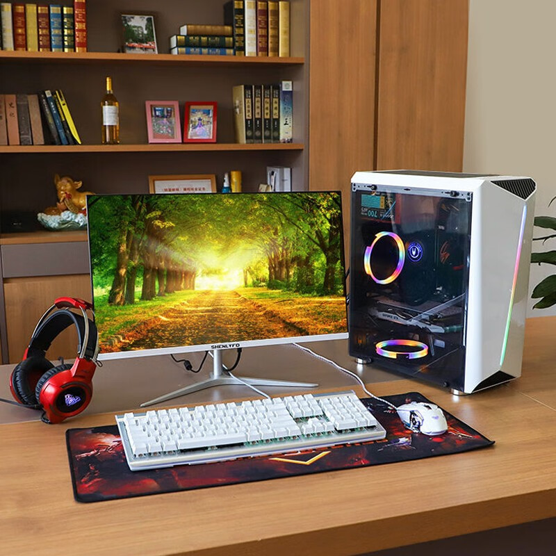 Intel 18-core host RTX5060 independent display live broadcast chicken game computer office complete machine DIY assembly second-hand desktop complete set 7 Intel 12-core + 32G + RTX3060 complete set 99 new