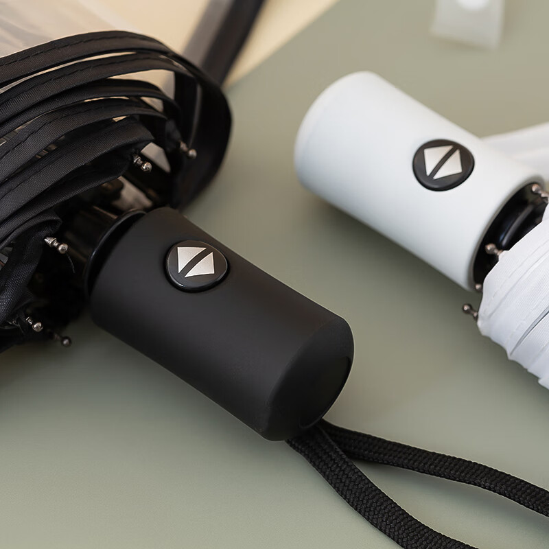 Runpeng transparent umbrella foldable white Japanese small fresh umbrella student girl white (automatic)