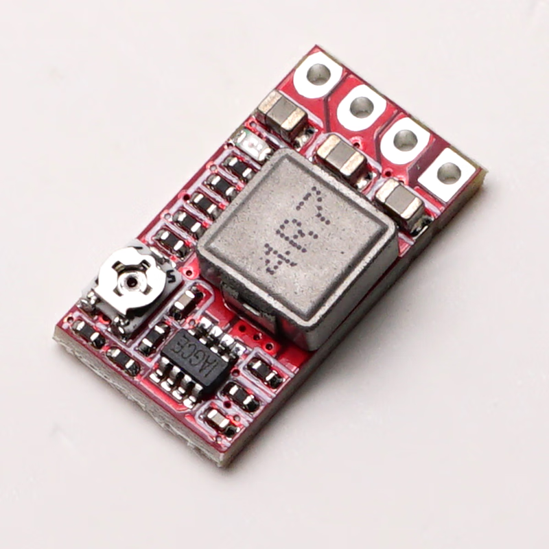 Throwing stones Mini 3A adjustable step-down power supply module DC4.5-24V to 0.8-12V can be fixed to output 3.3/5/9/12V Mini 3A adjustable step-down power module 1 box