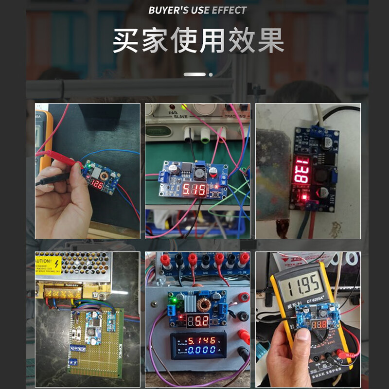DZQJ LM2596S DC-DC DC adjustable buck regulated power supply module board XL4015 3A5A 24 to 12 LM2596S high power step-down module DC-DC adjustable with number