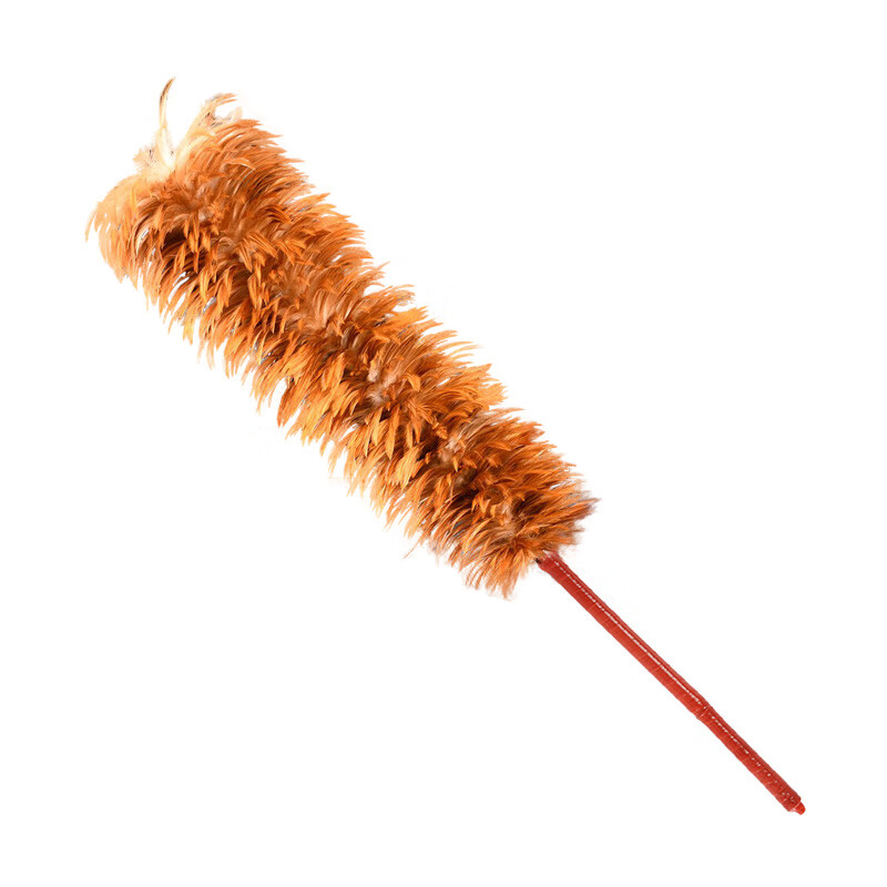 Mandelai feather duster does not shed hair, dust duster, real chicken feather dust sweeper, spider web cleaning artifact