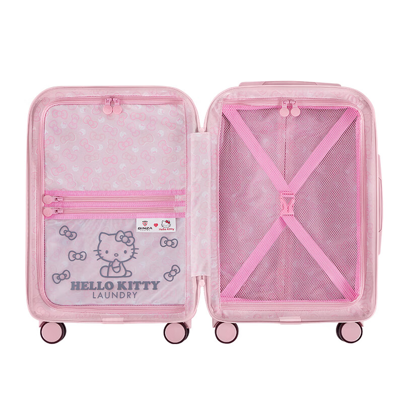 Ginza Hello Kitty Hello Kitty genuine co-branded luggage 20-inch small suitcase universal wheel trolley case