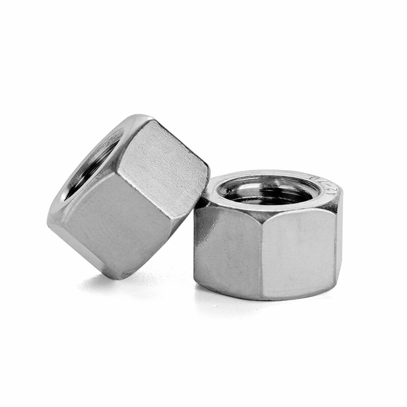 Jinggong 304 stainless steel thickened hexagonal nut stainless steel thickened nut thick screw cap GB6175 40% off M8*1.25 thickness 7.5mm 5 pieces