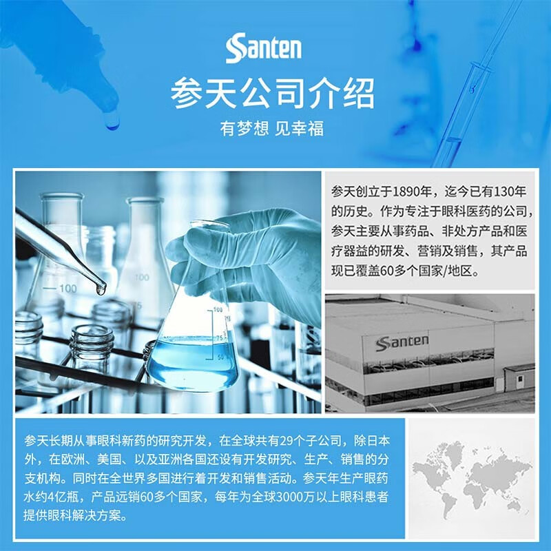 Original imported Shentian Eye Drops Flumeton Fluorometholone Eye Drops 0.1% (5ml 5mg)