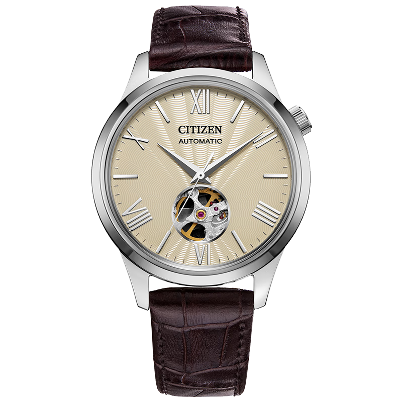95% new CITIZEN watch men's Japanese and Korean watch automatic mechanical dial belt retro student gift for Chinese Valentine's Day NH9130-17A