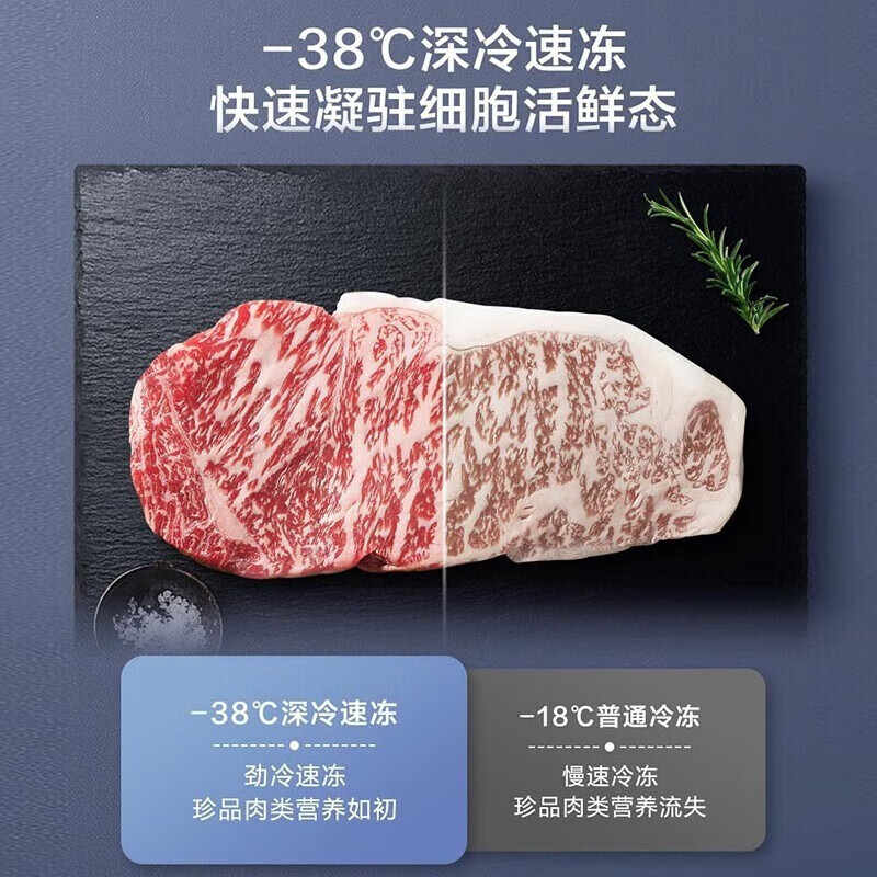 Haier Freezer Commercial Large Capacity Ultra-low Temperature Refrigerator Deep Cooling Quick Freezer Household Top Door Fresh Cabinet Horizontal Freezer -38 True Air Cooled Frost-Free丨First Class Energy Efficiency丨Pure Odor Antibacterial丨241 Liters