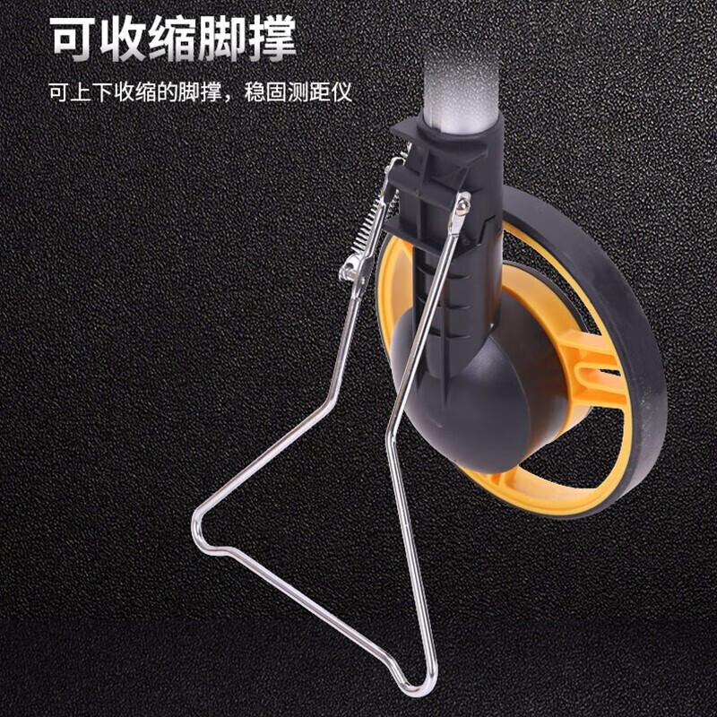 Deli roller distance meter electronic digital display high-precision engineering distance measuring wheel wheel-type roller ruler hand push measurement digital display electronic wheel decimal display wheel ruler DL9713