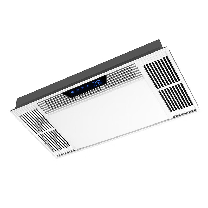 Exquisite Good Wife Bath Heater Integrated Ceiling Triple Core Dual Air Heating Triple Motor LED Light Exhaust Fan Lighting All-in-One Multi-Function Five-in-One Fashion White-Piano Key Switch Aluminum Alloy Panel
