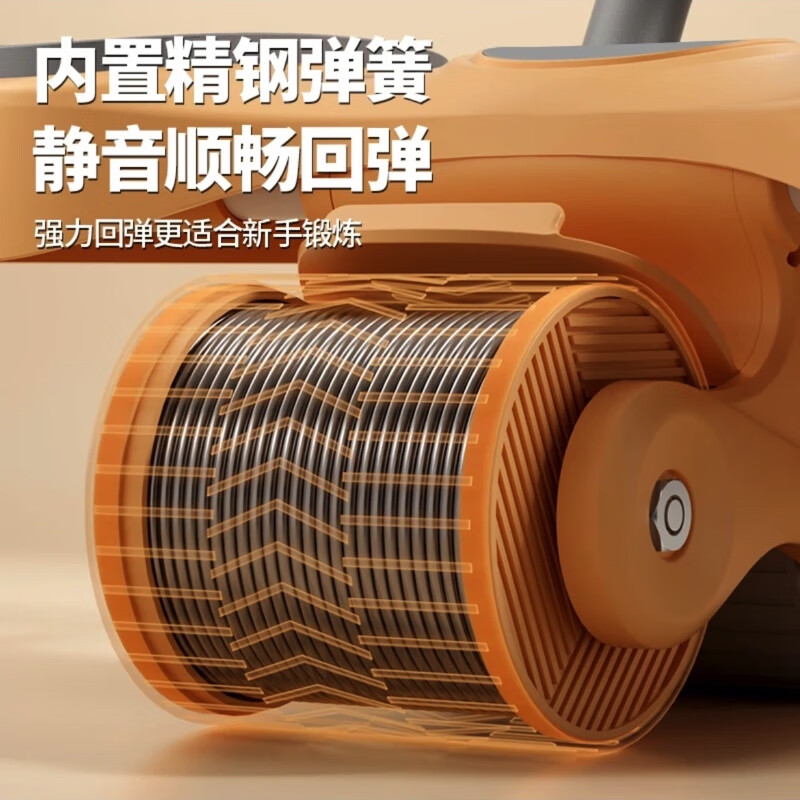 SMOOKY Abdominal Wheel Xiao Yang's Flat Support Abdominal Wheel Automatic Rebound Home Fitness Equipment Upgraded Elbow Support Abdominal Wheel Flat Support Abdominal Wheel Gray Comes with Kneeling Mat
