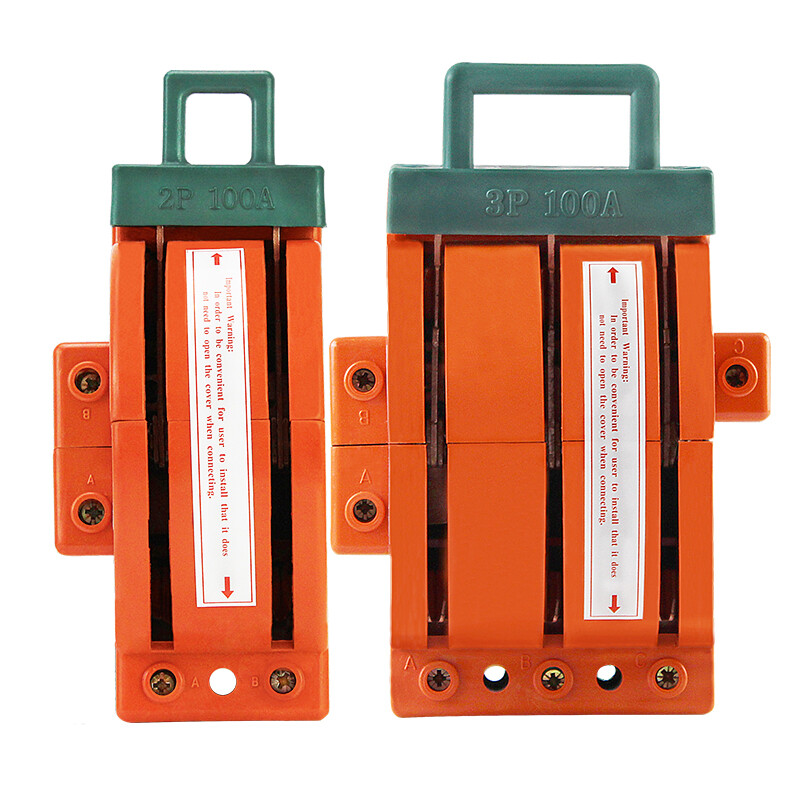 Two-way knife switch 220v32A dual power conversion switch 380V reverse double throw gate and head gate 63A 2P
