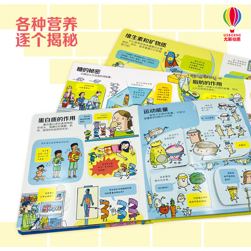 Usborne Look Inside (3-6 Years Old Edition) Revealing the Nutritional Pyramid