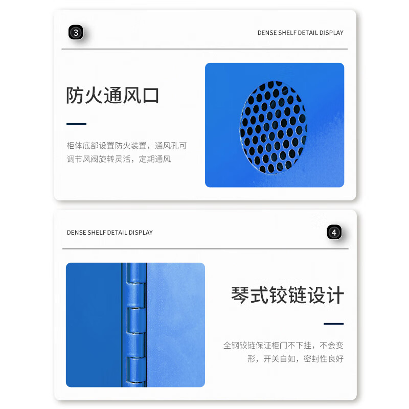 KINKOCCL industrial explosion-proof cabinet chemical safety cabinet storage cabinet fire-proof hazardous chemicals storage cabinet weak acid and weak alkali cabinet flammable and explosive dangerous goods cabinet 110 gallon blue