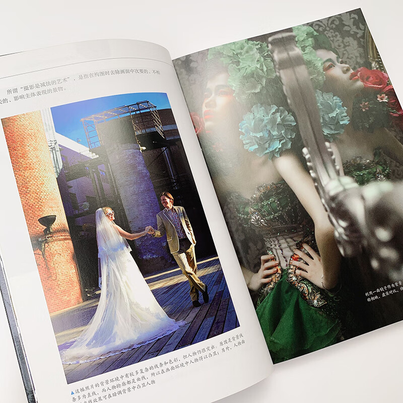 Portrait photography composition and beauty design (produced by photographers)