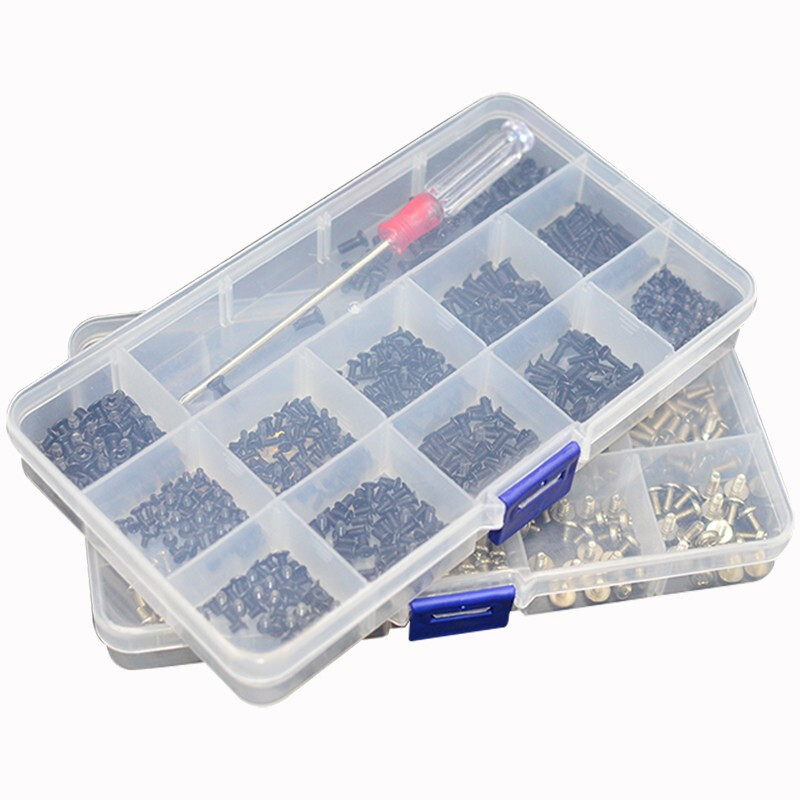 Easy Laptop Screw Set Computer Back Cover Accessories Screws DIY Digital Screws Motherboard Screws Desktop Twist Laptop Screws (600 pieces in total)