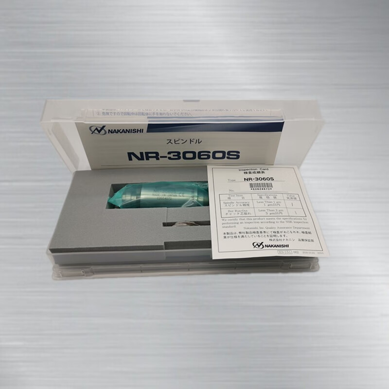 RBZ Nakanishi NAKANISHI high-speed spindle NR-3060S diameter 30mm electric spindle PCB board cutting and deburring processing sub-board machine spindle 60,000 rpm imported from Japan with high precision NR-3060S (no chuck)