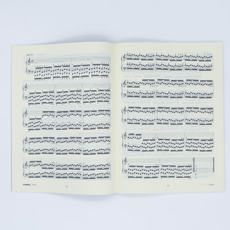 Hanon piano fingering practice (big note version)