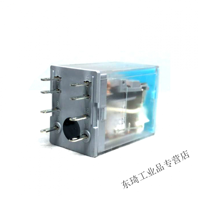 Xinling brand HHC68BVL-2Z AC220V DC24V 6.5A 8-pin intermediate relay with light HH52P separate relay DC24V