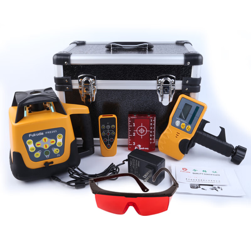 Fukuda Automatic Electronic Anping Sweeper FRE203 Rotary Laser Level 500 Meter Diameter Factory Building Leveling