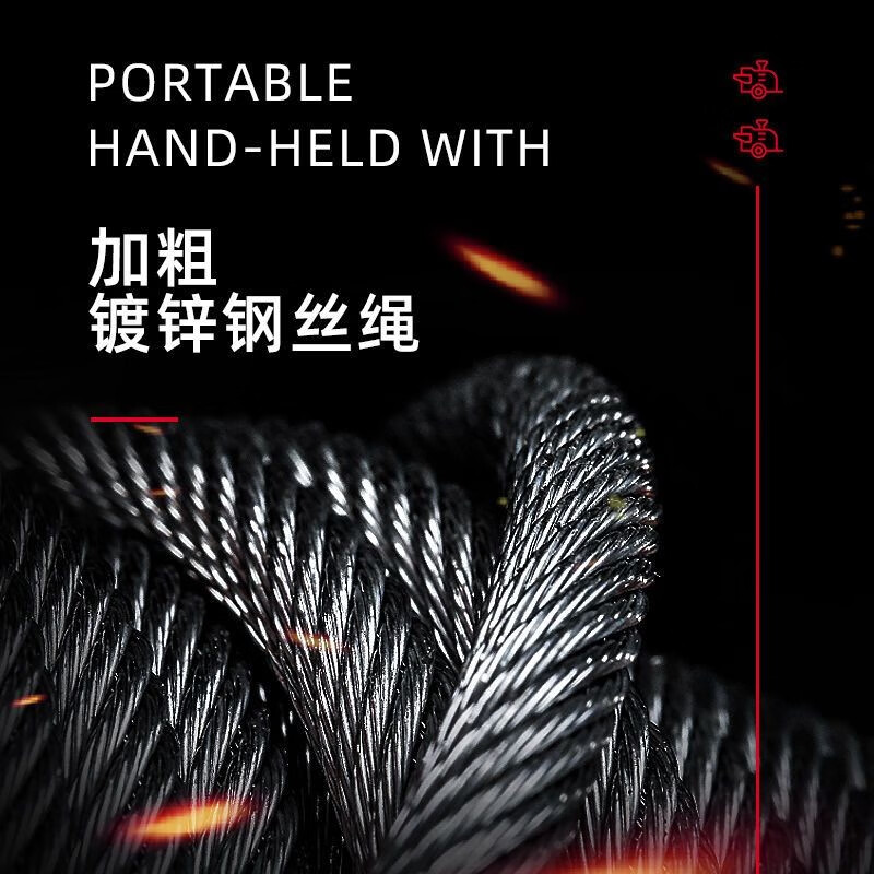 Juda Mini Electric Hoist Portable Household Crane 220V Small Hoist Remote Control Traction Electric Hoist Lift 500kg 7.6m Remote Control Model