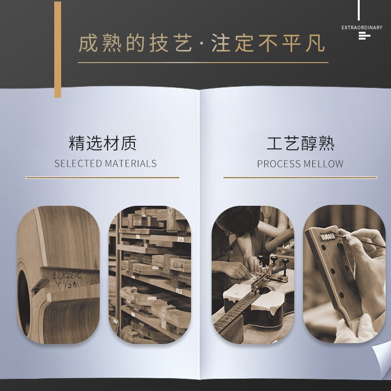 Yamaha (YAMAHA) FX310AII electric box type spruce wood beginners entry-level folk guitar fillet guitar 41 inches wood color