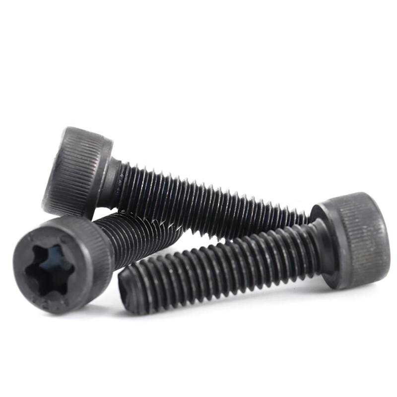 Bingneng 12.9-level high-strength plum blossom hole screws, anti-theft and anti-disassembly, cylindrical head, hexagonal bolts, cup head screws, M8*35 5 pcs