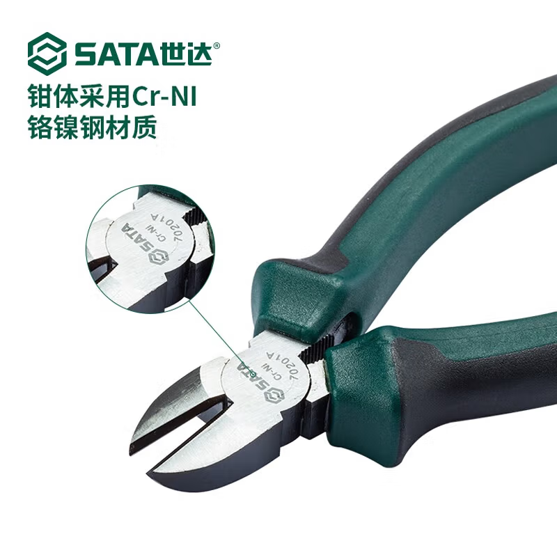 SATA Tools Diagonal Pliers Mini Electrician Pliers Tools Diagonal Pliers Offset Pliers 6 70202A
