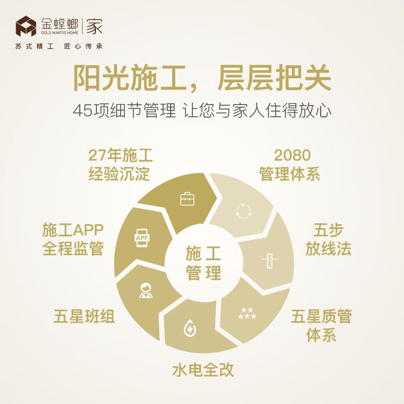 Golden Mantis Whole House Renovation Interior Decoration Design Full Package Repair Service Whole Package Repair Company Reservation Fee China