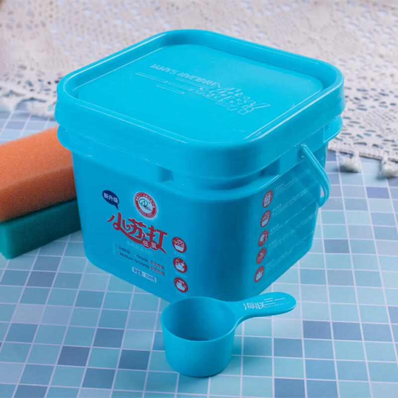 Hailian Sans baking soda powder food grade household multi-functional cleaning, decontamination and descaling, washing vegetables and fruits to remove odor, 2500g barrel