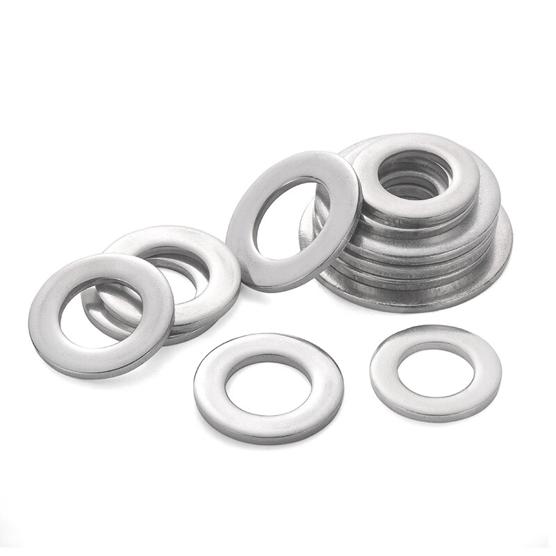 Jinggong (JINGGONG) M8-M10 304 stainless steel flat washer round screw washer metal flat washer thickened and enlarged meson M8*40*2 (10 pieces)
