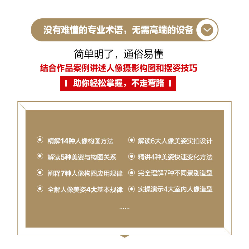 Portrait photography composition and beauty design (produced by photographers)