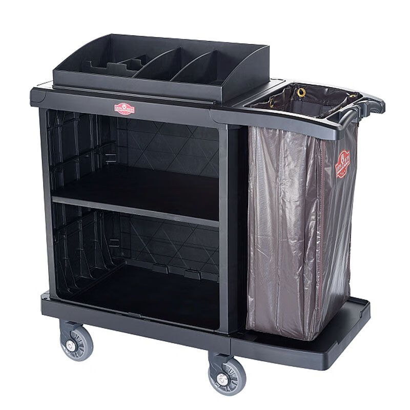 Southern bilateral service vehicle hotel room work linen vehicle room entrance hand push collection vehicle cleaning cleaning vehicle bilateral door model flexible universal