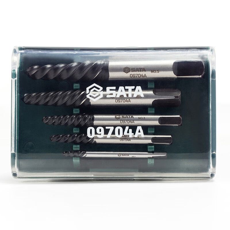 SATA 09704A 5-piece coarse tooth broken wire extractor set