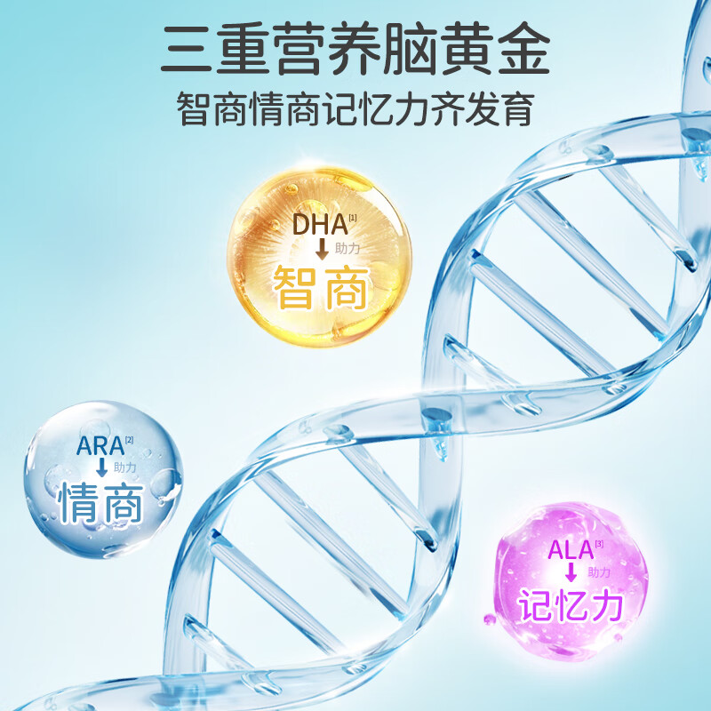 Xiao Xiao Umbrella Super Brain DHA Baby Infant Algae Oil DHA Children's Nutritional Capsules 40 capsules Super Brain DHA 40 capsules