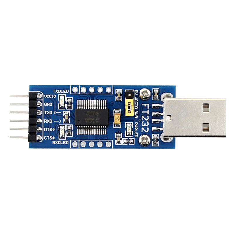 Throwing stones FT232 USB to TTL serial port module usb to uart serial communication microcontroller flash board interface conversion TypeA interface