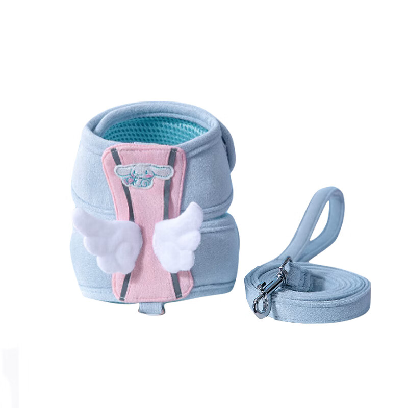 Nervous cat (shenjingmao) cat leash, anti-breakaway cat leash, cat leash, small dog pet, high-looking cat leash, angel big-eared dog S small (applicable within 4 pounds)
